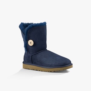 Ugg Bailey Button II Women Classic Boots Navy (5084VDFSR)